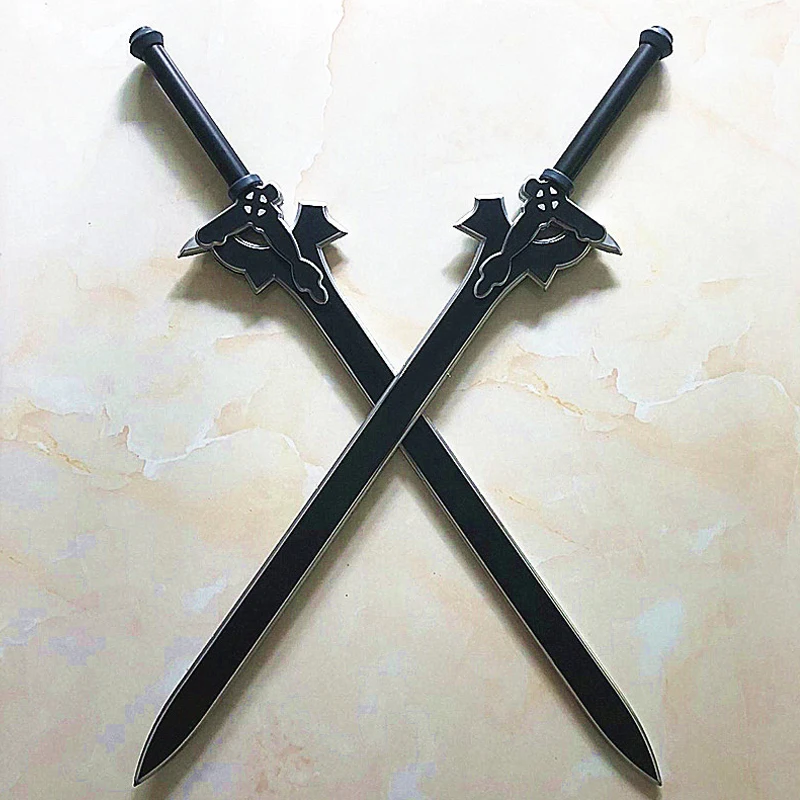 1:1  Sword Art Online SAO  80cm Sword Asuna Weapon Action Figure Kirigaya Kazuto Elucidator/Dark Repulser Cosplay Sword PU Foam 5