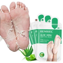 

Moisturizing Exfoliating Pedicure Foot Mask Peeling Skin Care Softener Spa Peel Socks Dry Whitening Remove Dead Skin Plant Aloe