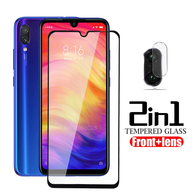 Стекло для камеры 2 в 1 на Redmi Note 7 защитная пленка из закаленного стекла Xiaomi pro 7pro