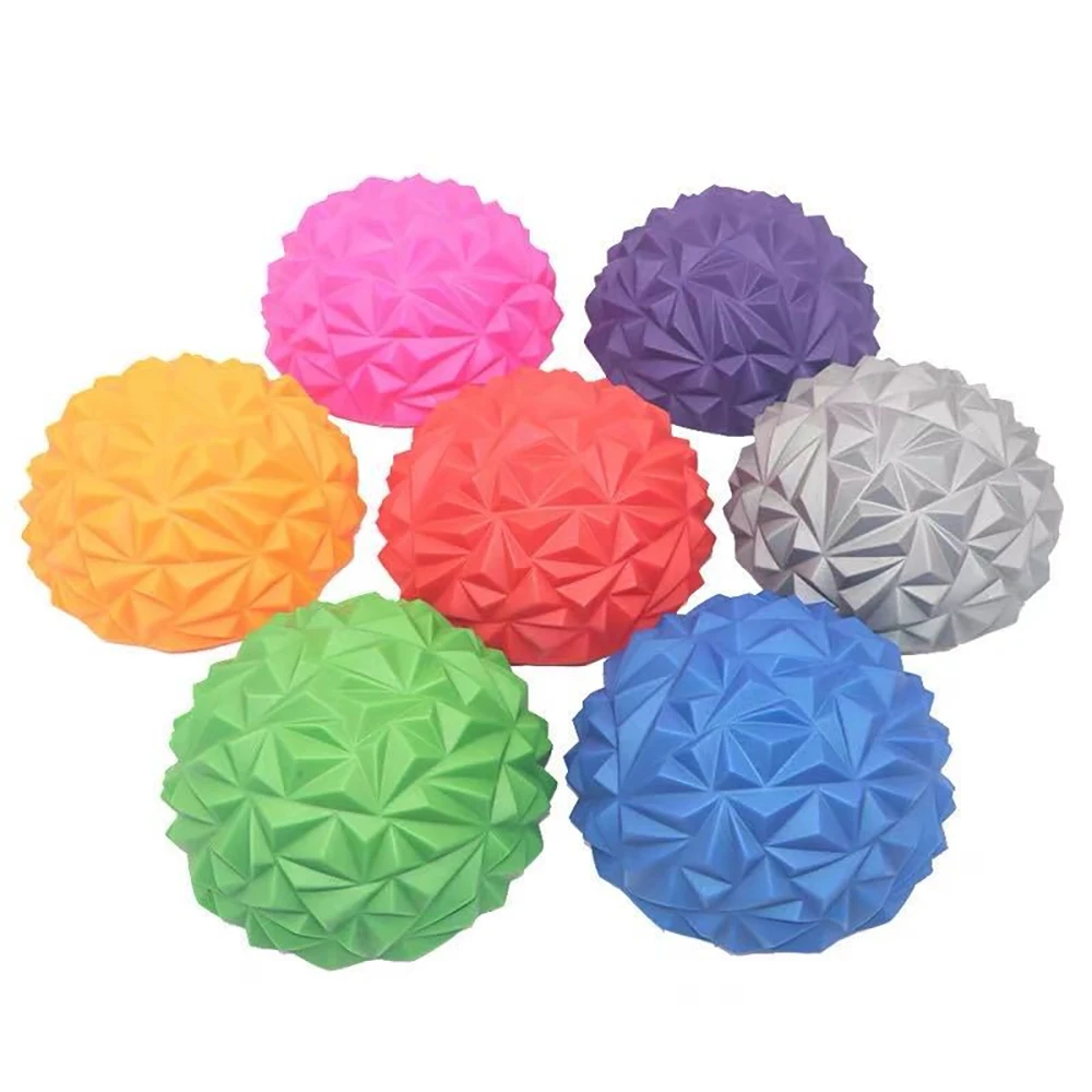 Inflatable Yoga Massage Balls PVC Half Sphere Fitball Women Children Trainer Balancing Ball Gym Health Sports Pilates Fitness massage ball agility training ball fitness ball