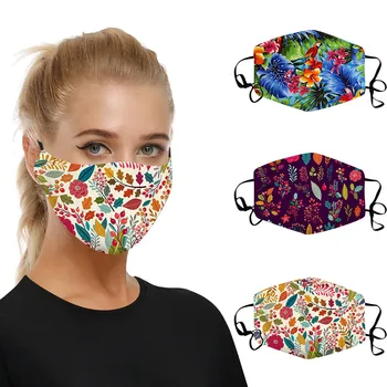 

3PC Mascarilla Face Mask Mouth Mask Washable Cloth Face Shield Breathable Mouth Cover Reusable Outdoor mondmaskers