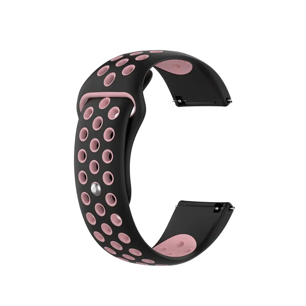 Сменные аксессуары для часов Fitbit Versa 2 Band ремешок для Fitbit Versa lite Versa2 Smartwatch силиконовый ремешок - Цвет: Black pink