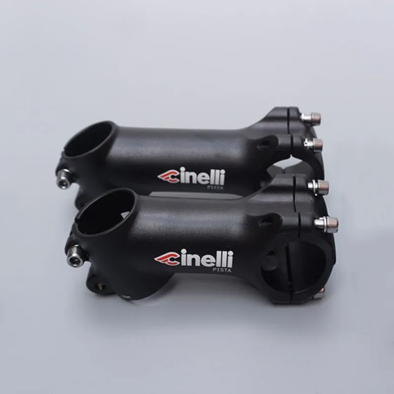 

Cinelli 80mm Aluminum Stem 31.8mm Handlebar MTB Bicycle Ultralight 25 Degree 28.6mm Steerer Mountain Fixed Gear Bike Stem