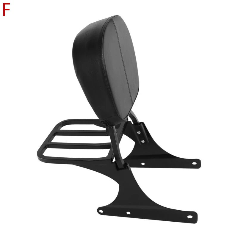 Мотоциклетная съемная спинка Sissy Bar для Harley Touring уличное движение 09-18 17 - Название цвета: F