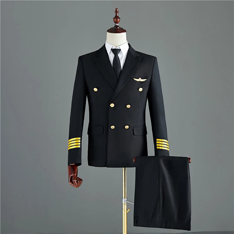 2020-Navy-Blue-Black-Suits-Men-Two-piece-Captain-Suits-Jacket-Pants-Men-Groom-Wedding-Slim (1)