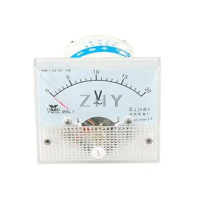 

85L1 AC 0-20V Rectangle Analog Panel Volt Meter Voltmeter Gauge
