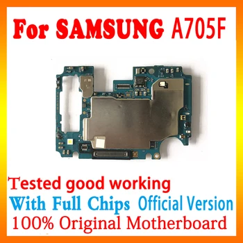 

Original Unlocked Motherboard For Samsung Galaxy A70 A705F Motherboard For Galaxy A70 A705GM With full chips Android System MB