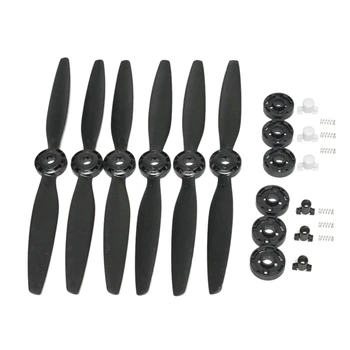 

3 Pairs Blade a B Quick Release Propellers for Yuneec Typhoon H480 Drone 6Pcs (Black)