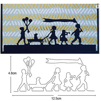 

Kids Joy Metal Cutting Dies Stencil for DIY Scrapbooking Album Embossing Paper Cards Decorative Crafts Die Cuts