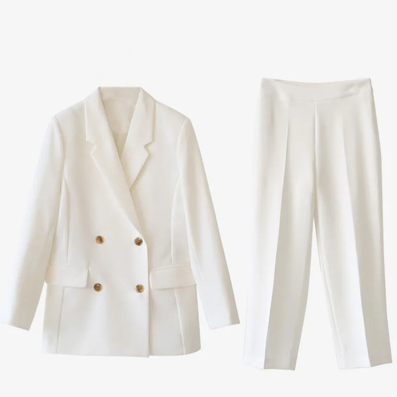 2020 New Temperament Casual Suit Suit Western Age Relief Korean Version Loose Fashion Suit Two-piece Suit