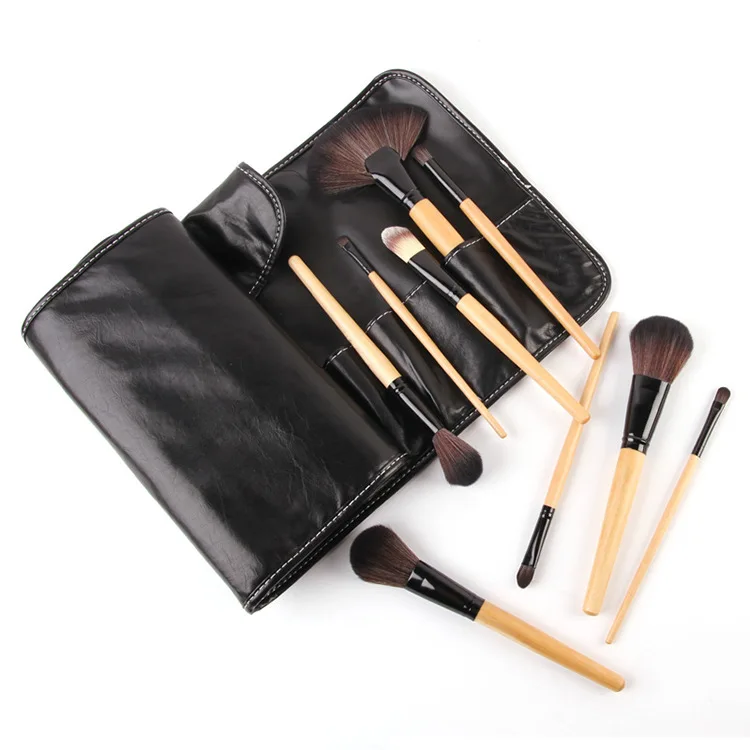 

32 Brush Suit Makeup Brush Logs Matte Black Makeup Tool PU Bag Profession Makeup Brush Set Manufacturers Now