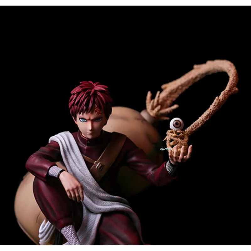 1" Наруто статуя Kazekage Gaara защитный щит бюст повязка на голову Sabaku no Gaara полная длина портрет GK модель игрушки коробка 40 см Z2719