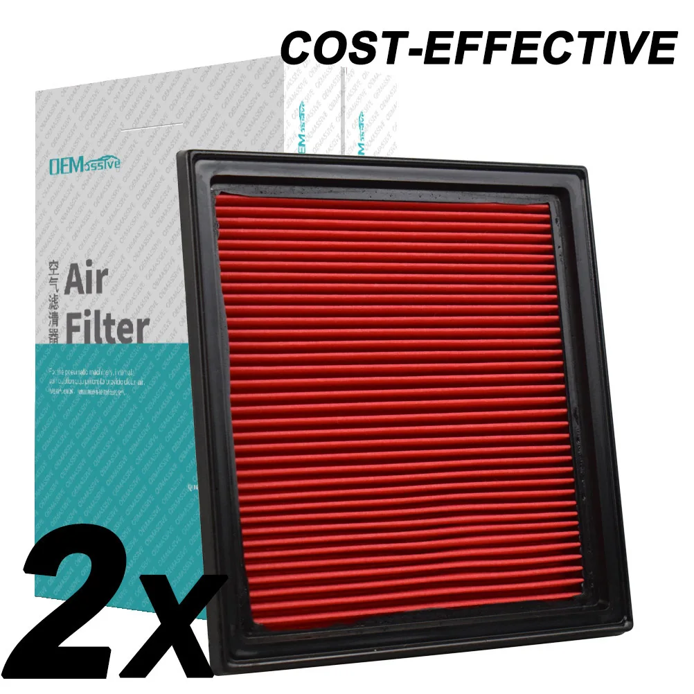 

16546-JK20A 2x Car Parts Engine Air Filter Intake For NISSAN INFINITI EX35 EX37 G25 G35 G37 Q40 Q60 QX50 350Z 370Z 3.5L 3.7L V6