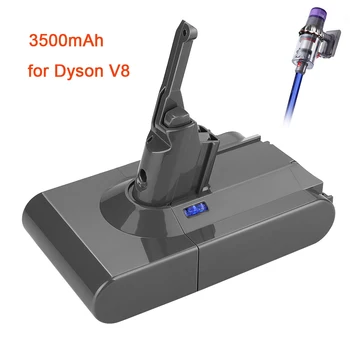 

For Dyson V8 battery 21.6V 3Ah Li-ion Battery with Imported Cells for V8 Absolute Animal Fluffy 1000cycles 100% real capacity