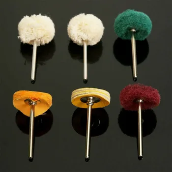 

6 Pcs/set Easy Apply Mini Buffing Pad For Rotary Drill Bit Accessories Electric Grinder Durable Multi Use Polishing Wheel Brush