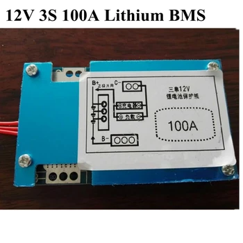 

3S 11.1V 12V Current 100A Lithium Battery Polymer with Balanced Charge Bms 3 S Bms Li-ion Battery Pack for Electrics Modules