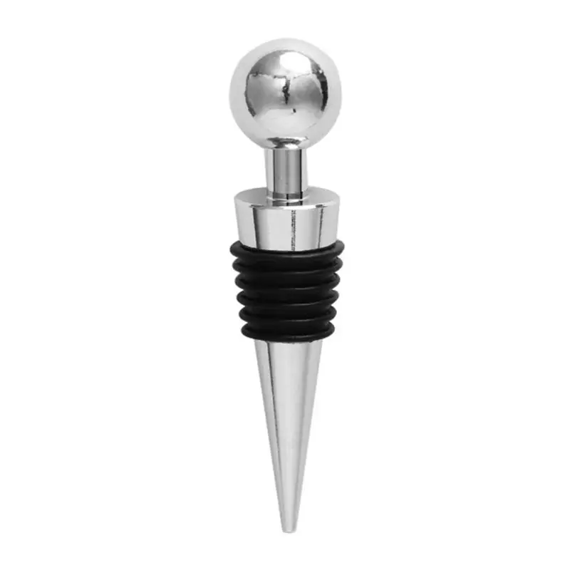 

Red Wine Bottle Stopper Reusable Vacuum Sealed Twist Plug-Caps Leakproof Wedding