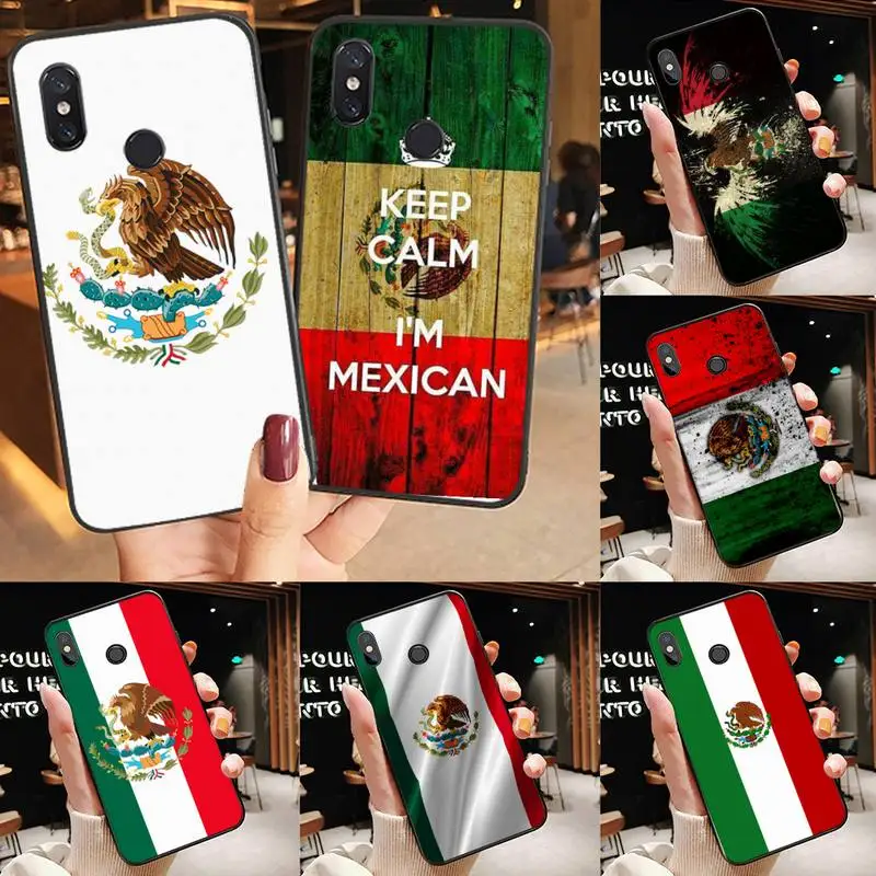 

Mexican National flag fashion Phone Case For Xiaomi Mi A1 A2 5 6 6PLUS 8 9 SE Lite MIX 2 2S MAX 2 3 Pocophone F1