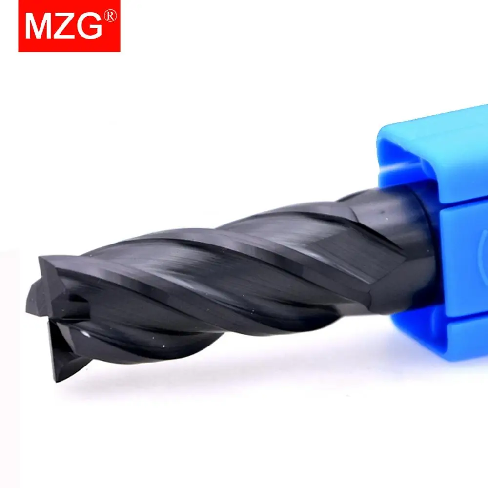 MZG  Discount Price Cutting HRC50 4 Flute 4mm 5mm 6mm 8mm 12mm Alloy Carbide Milling Tungsten Steel Milling Cutter End Mill