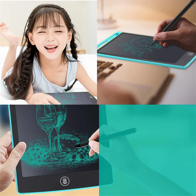 Новейший цифровой ЖК-планшет для письма 6,5 ''графический планшет для рисования блокнот для почерка электронная доска для рисования блокнот для детей