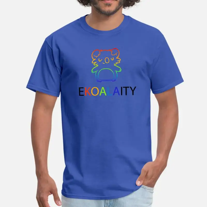 Men-Blue Ekoality Love Pride Gay Pride, дизайнерская футболка унисекс, хлопок, круглый вырез, сумасшедшая Мужская футболка, большие размеры, S-5xl, одноцветные Топы в стиле хип-хоп - Цвет: Men-Blue