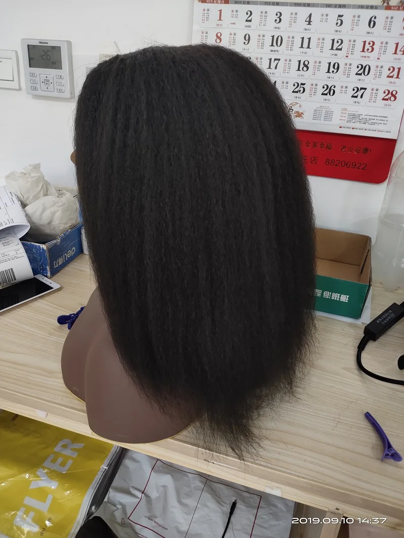 Кудрявые прямые волосы u-часть парик человеческие волосы парики бразильские Remy Glueless 150 180 плотность u-часть парик 8-22 дюйма для черных женщин