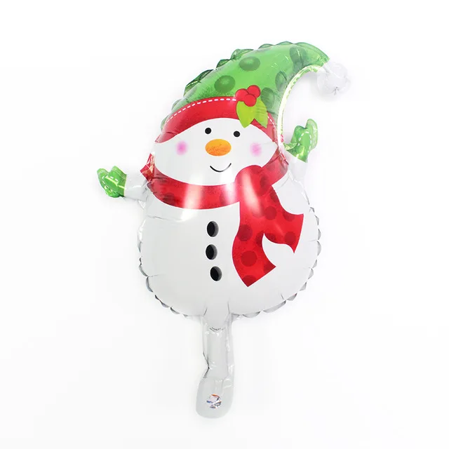 Рождественский шар Санта Клаус фольгированные воздушные шары Детские Рождественские подарки Классические игрушки для детей вечерние украшения для мальчиков и девочек 1 шт - Цвет: 16in snow man
