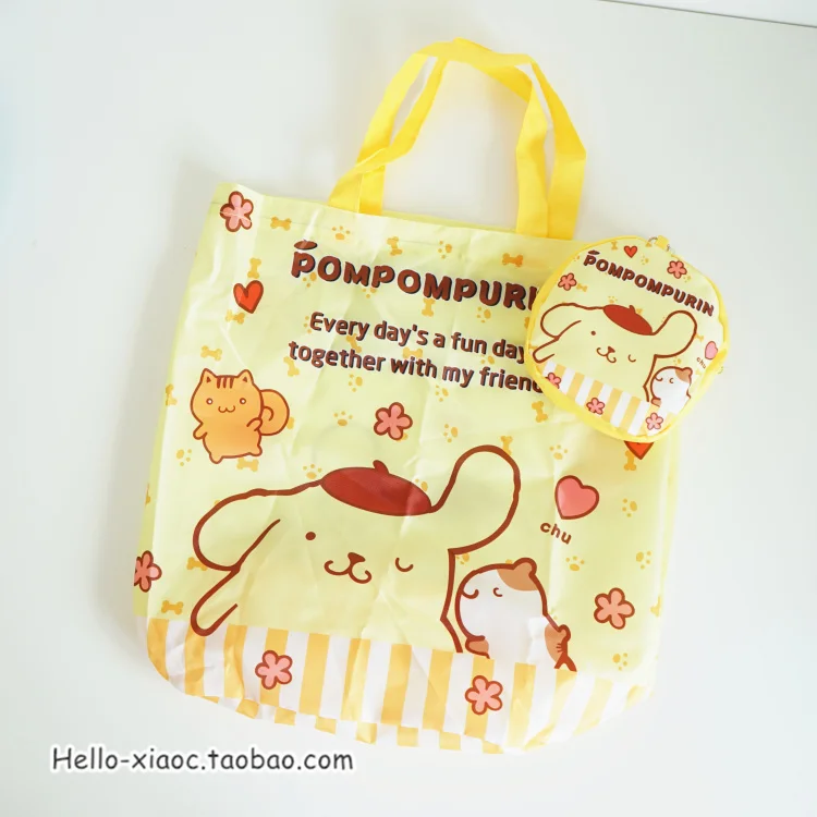 2 шт./компл. Милая мультяшная Мелодия стежка складная эко сумка для покупок сумка Портативные многоразовые для бакалейный продуктов сумка для хранения - Цвет: pudding