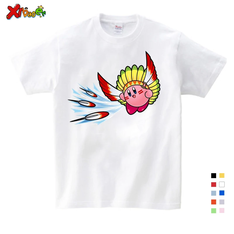 T-shirt kids Милые худи со звездой для девочек, детские игровые худи, свитшоты, Детские Зимние Топы с героями мультфильмов, розовые свитшоты для мальчиков - Цвет: T-shirt kids