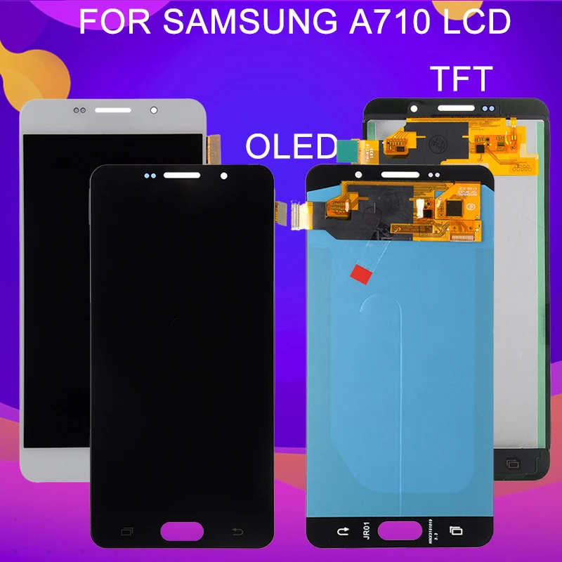 Dinamico продвижение Замена для Samsung Galaxy A7 2016 Lcd A710F дисплей с сенсорным экраном