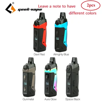 

2pcs!!! Geekvape Aegis Boost 40W Pod Mod Kit 1500mAh Battery wi/ 3.7ml Pod & AS Chipset Fit RDTA Vape Kit VS Solo/ Vinci Mod Kit