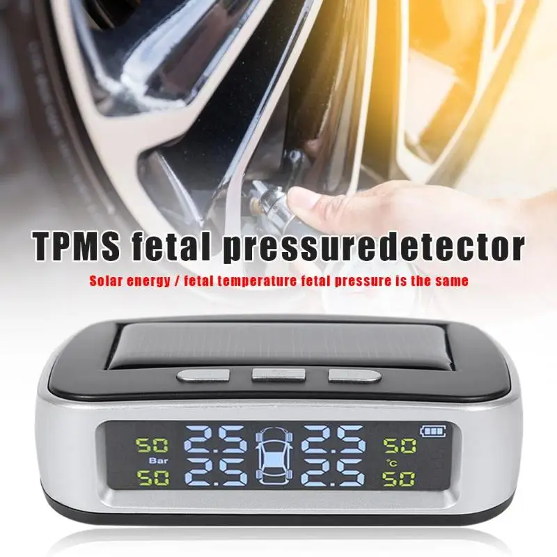 3,7-5 в T03 Солнечный автомобильный TPMS ЖК-цветной дисплей режим четкий точный авто шин Система контроля давления в шинах с 4 датчиками