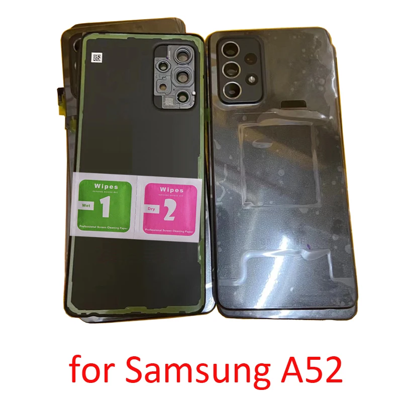 

Новая задняя крышка корпуса для Samsung Galaxy A52 4G 5G A525F A525M A525 A526B A526 оригинальный черный корпус для телефона задняя панель