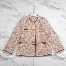 Новинка, весенний Блейзер, обычная версия, модный дизайн, светильник, розовый цвет, блейзер для женщин и женщин