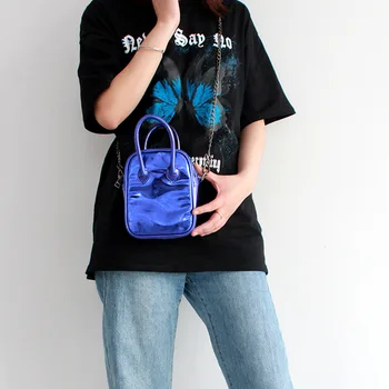 

New Style 2020 Chain Messenger Bag Casual Square Sling Bag Portable Fashion Gel Bag