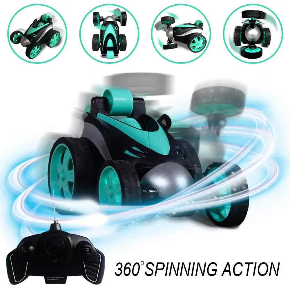 

Wireless remote control tumbling stunt car dump truck boy children's stalls selling electric toys cross-border explosion models