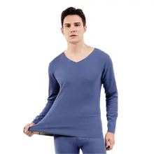 Winter Men Cotton Underwear Thermal Set Long Johns Velvet Warm Clothes Set Two Peice Set Thermal Underwear For Men 4XL Plus Size