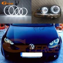 VOLKSWAGEN VW golf 5 V mk5 2005 2006 2007 2008 2009 mükemmel CCFL melek gözler kiti halo yüzük Ultra parlak aydınlatma(China)