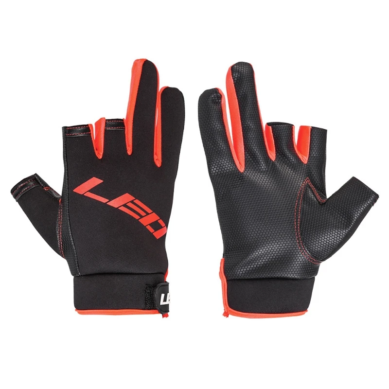 

Leo Luya Anti-Skid Soft Breathable Fishing Gloves Fishing Gear Cycling Climbing Outdoor Fishing Tackle