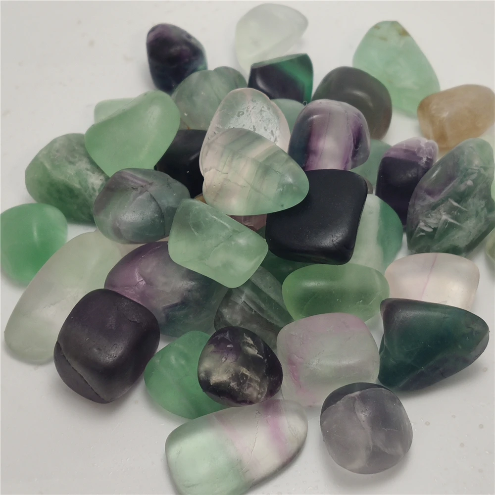 

1 Pcs Colorful Natural Fluorite Crystal Quartz Crystal Magic Repair Healing Crystal for Home Decoration DIY Gift