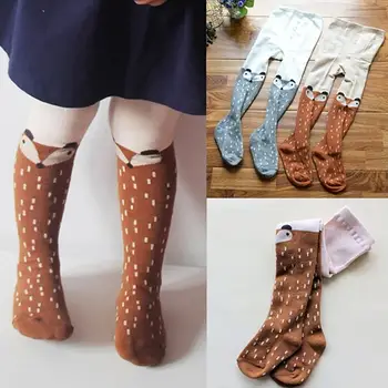 

Cute Baby Kids Girls Cotton Knitting Fox Stockings Tight Pants Pantyhose New