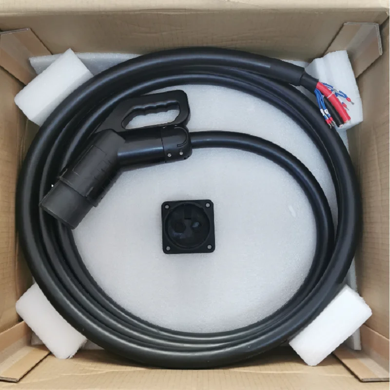 CHAdeMO DC Fast Charging 125A 1000V Receptacle EV Connector Single