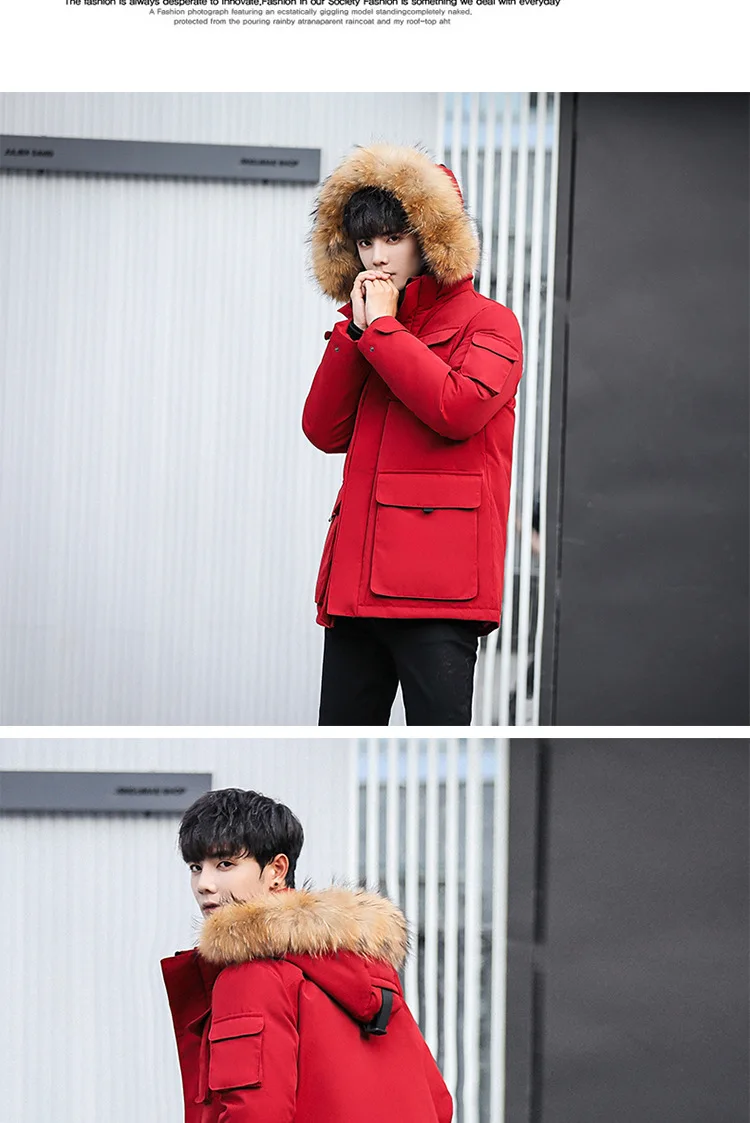 Camouflage Winter Duck Down Parkas Men Casual Outwear Down Jackets Male Thick Down Coat Fashion Snow Puffer Jacket JK-9588