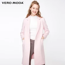 Vero Moda женское длинное шерстяное пальто с лацканами | 318327506