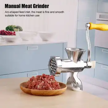 

Kitchen Meat Crushed Tools Multifunction Aluminum Alloy Manual Meat Grinder Spice Pepper Grinding Machine Kitchen Tools