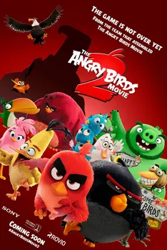 

The Angry Birds Movie 2 art print poster silk or canvas 16x24 24x36 inch living room bedroom decorative painting