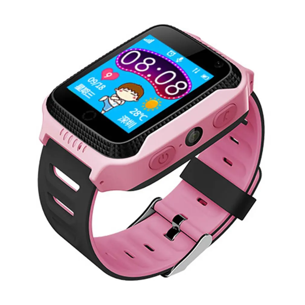 Q529 Smart Watch GPS Location Tracker Touch Screen Kids Wristwatch with Flashlight Camera SOS Phone Call 5