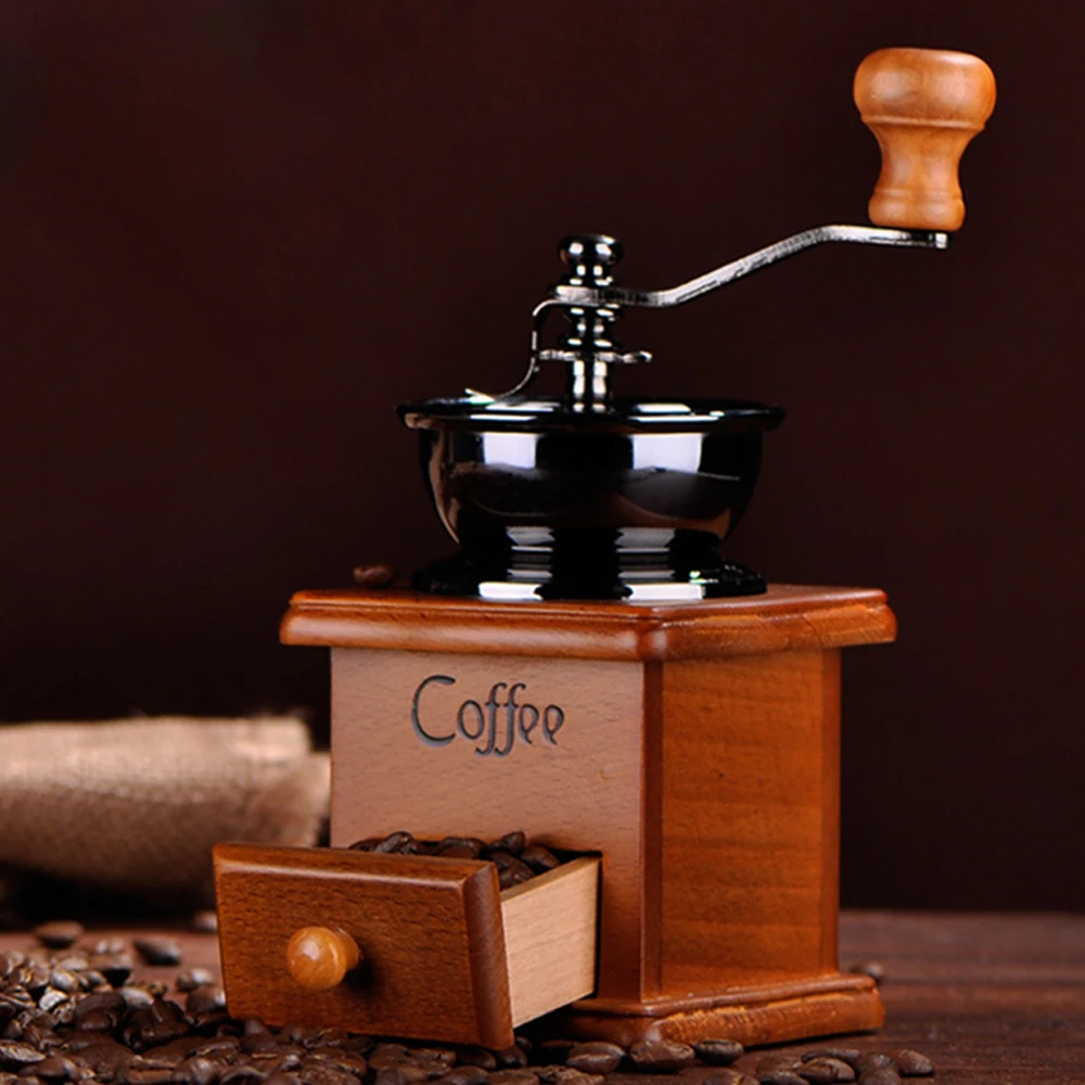 

Coffee Grinder Machine Manual Coffee Grinder Hand Grain Grinder Wood Machine