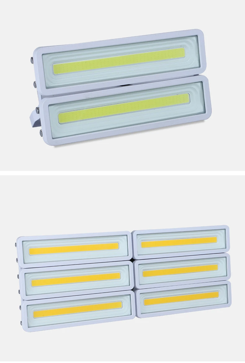 Fanlive 4 шт. COB 100W Водонепроницаемый 150W 200W 300W 400W лампа заливающего света высокой Мощность AC220V светодиодный уличный прожектор светильник s потолочные светильник