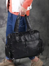  Black Men Travel Duffle Bags Waterproof Pu Leather Handbags Shoulder Bag For Women Man Totes Large Capacity Weekend Bag 